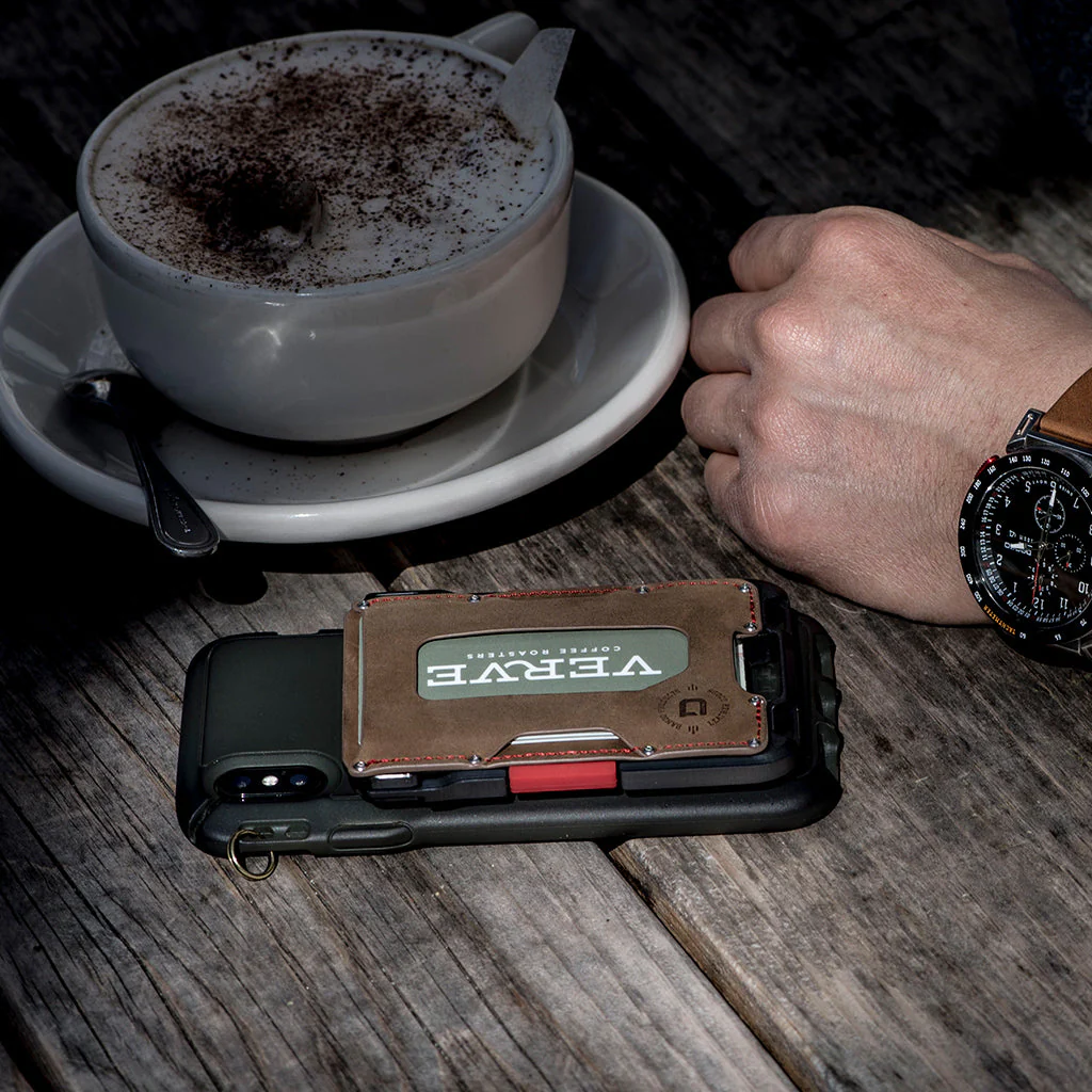 M1 MAVERICK™ WALLET - SPECIAL EDITION - SLATE GREY - SINGLE POCKET LEATHER - Image 11