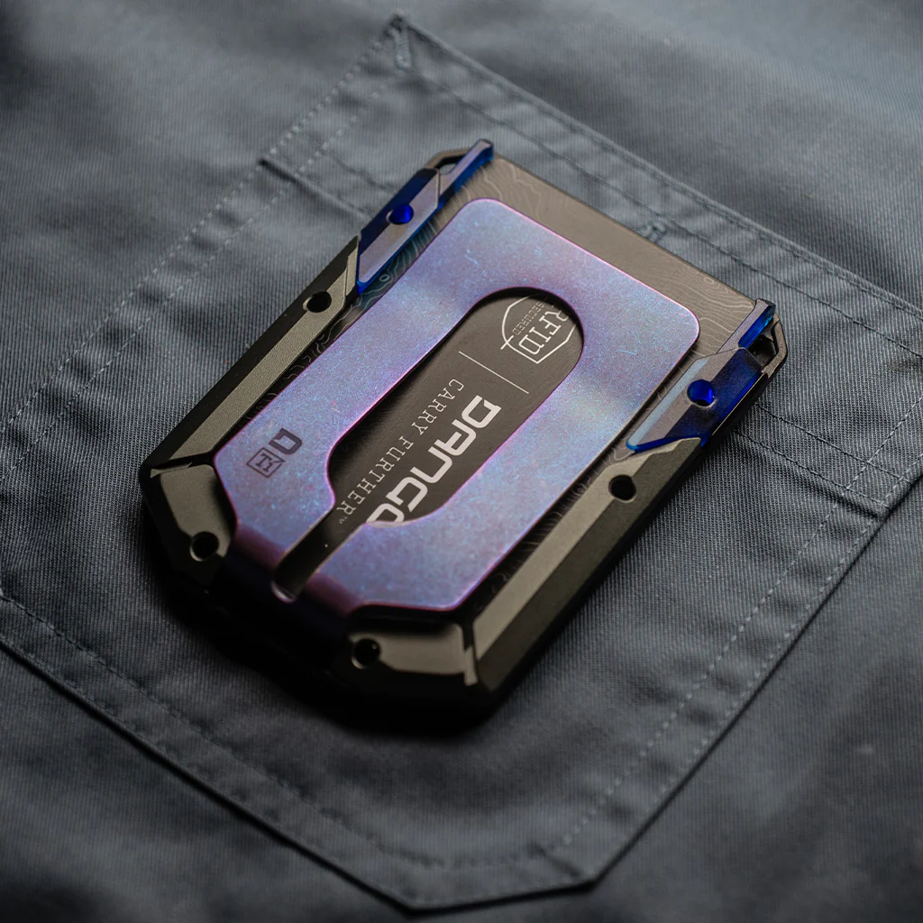M4 SPECIAL EDITION MAVERICK™ RAIL WALLET with BURPLE ANODIZED TITANIUM CLIP - Image 5