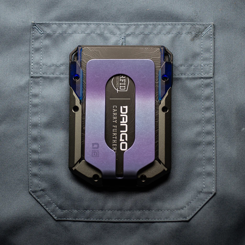 M4 SPECIAL EDITION MAVERICK™ RAIL WALLET with BURPLE ANODIZED TITANIUM CLIP - Image 7