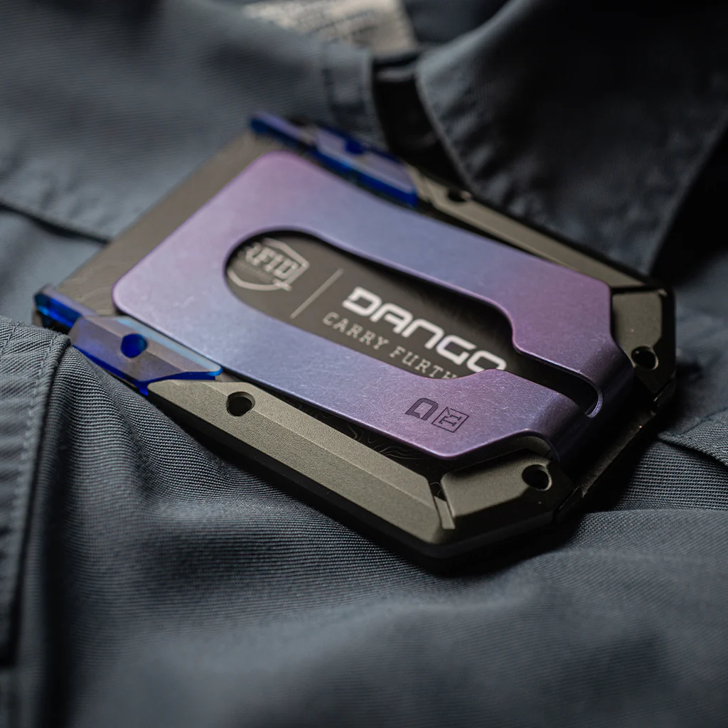 M4 SPECIAL EDITION MAVERICK™ RAIL WALLET with BURPLE ANODIZED TITANIUM CLIP - Image 8